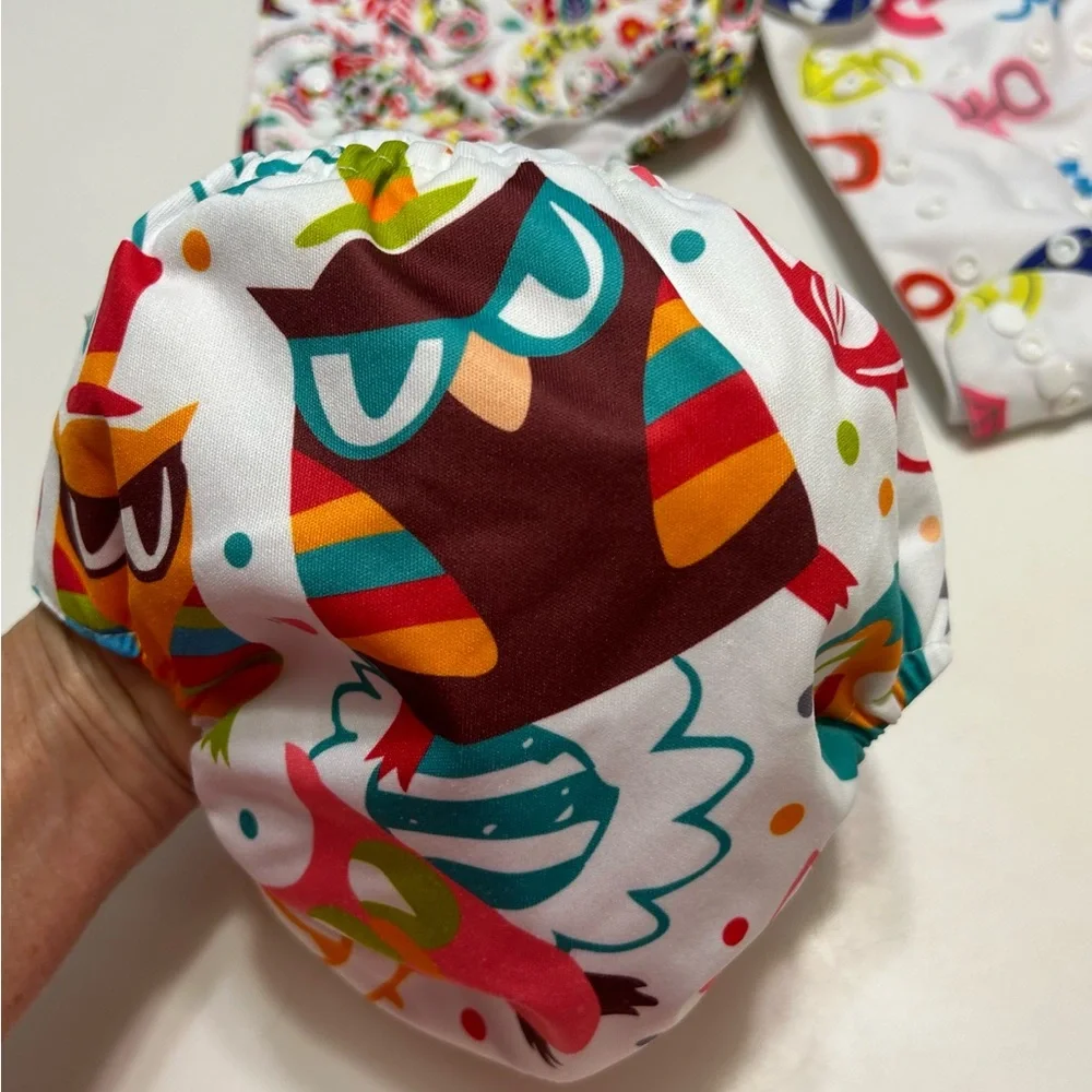 ALVA BABY Cloth diapers with (3) inserts
